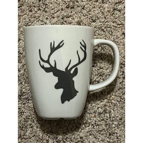 (2) Buck Deer Coffee Mug Set Hunter Lodge Cabin - Picture 2 of 4